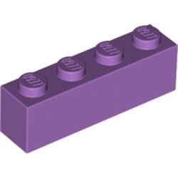 3010-157 Steen 1x4 lavender, midden NIEUW *5K0000