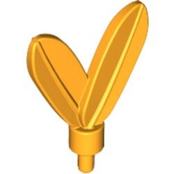30126-110 Pluim- veren met pin oranje, lichthelder NIEUW *0L015