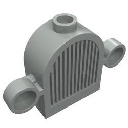 30147-9 Koplampen en grille lichtgrijs (klassiek) NIEUW *0L000