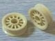 30155-2 Spaakwiel met pingat (open spaken) alleen velg crème NIEUW *5W000