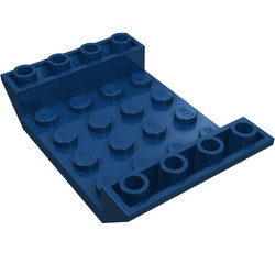 30283-63 Omgekeerde dakpan 45 graden 4x6 dubbel met 4x4 uitsnede blauw, donker NIEUW *1L000