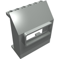 30288-9G Paneel 3x6x6 met uitsnede (raam) PAKKETPOST lichtgrijs (klassiek) gebruikt *1F020