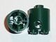 30361-80 Steen, 2x2x2 rond (Robot Body) (loc 03-03) groen, donker NIEUW *1L000