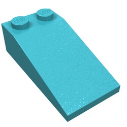 30363-156 Dakpan 18 graden 4x2 blauw, middenazuur NIEUW *1B122