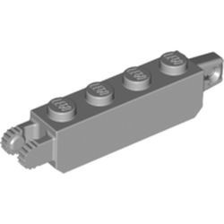 30387-86 Scharniersteen 1x4 1 en 2 vingers uiteinde grijs, licht (blauwachtig) NIEUW *1L0000