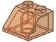 3039-18 Dakpan 45 graden 2x2 transparant neonoranje NIEUW *1B135