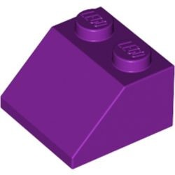 3039-89 Dakpan 45 graden 2x2 paars, donker NIEUW *1B135