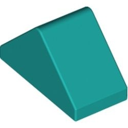 3044c-39 DakNOK 45 graden 1x2 met bodemHOUDER turquoise, donker NIEUW *1L183