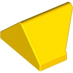 3049b-3 DakNOK 45 graden 2x1 afgeschuind ZONDER bodempin/houder geel NIEUW *1L183