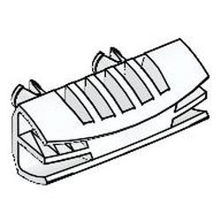 30622-1G Technic 1x4 Grill met twee pinnen wit gebruikt *