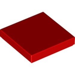 3068b-5G Tegel 2x2 rood gebruikt *1B344