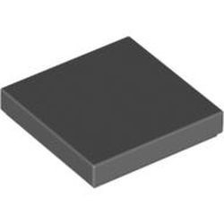 3068b-85G Tegel 2x2 grijs, donker (blauwachtig) gebruikt *1B344