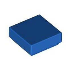 3070b-7 Tegel 1x1 blauw NIEUW *1B106