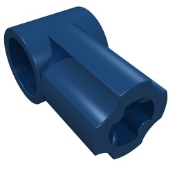 32013-63 Technic, Hoekverbinding #1 blauw, donker NIEUW *1A075