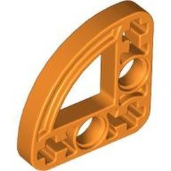 32249-4G Technic, Hefbalk 3x3 L-vormig met kwart elipse (raampje) oranje gebruikt *1D000