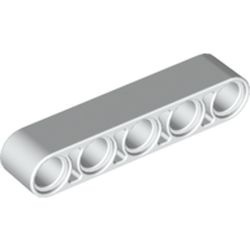 32316-1G Technic, Hefbalk 1x5 dik wit gebruikt *1DT00