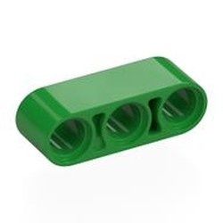 32523-36 Technic, Hefbalk 1x3 dik groen, helder NIEUW *1DT00