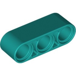 32523-39 Technic, Hefbalk 1x3 dik turquoise, donker NIEUW *1DT00