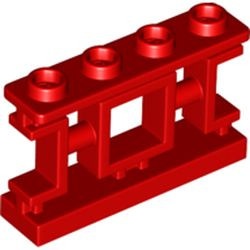 32932-5 Hek- Aziatisch ornament rood NIEUW *5D006