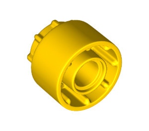 35186-3 Technic Driving Ring met 8 tanden binnenin geel NIEUW *0d000