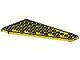 3586-3G Vleugel 7x12 links (schuin voor) geel gebruikt *3D0000