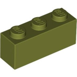 3622-155 Steen 1x3 groen, olijf NIEUW *