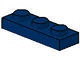 3623-63 Platte plaat 1x3 blauw, donker NIEUW *1B171