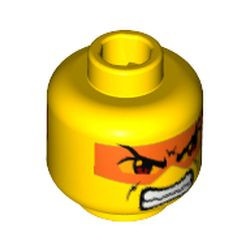 3626pb0015-3 Man, tweezijdig met oranje masker geel NIEUW *0B0000