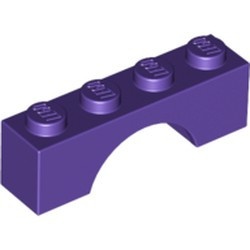 3659-89 Steen, boog 1x4x1 hoog paars, donker NIEUW *1B384