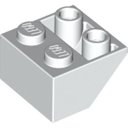3660-1 Omgekeerde dakpan 45 graden 2x2 wit NIEUW *1B223