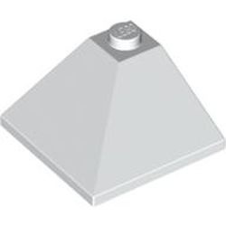3675-1 Dakpan 33 graden hoek 3x3 BUITENZIJDE wit NIEUW *1B212