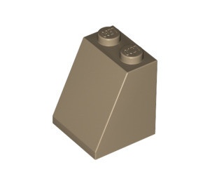3678b-69 Dakpan 65 graden 2 breed met bodemnop crème,donker NIEUW *1B158