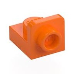 36840-4 Verbindingsplaat 1x1- 1x1 OMGEKEERD oranje NIEUW *1B259
