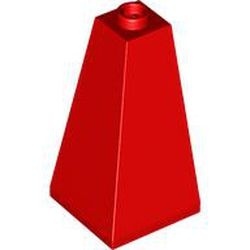 3685-5 Dakpan 75 graden 2x2x3 hoek (2 kanten) rood NIEUW *1B162