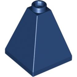 3688-63 Dakpan 75 graden 2x2x2 punt blauw, donker NIEUW *1B163