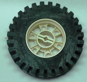 3739c01-1G Wiel 24x43 Technic, klasssiek- band 24x43 Technic (3740) wit gebruikt *5W000