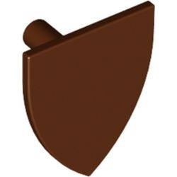 3846-88 Schild driehoek zonder opdruk bruin, roodachtig NIEUW *0L0000