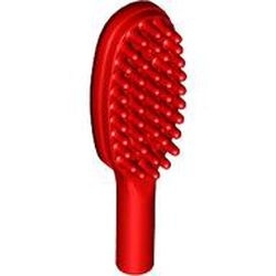 3852b-5 Haarborstel korte steel (10mm) rood NIEUW *0L0000