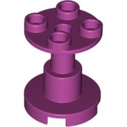 3940-71G Pilaar 2x2x2 magenta gebruikt *2B074