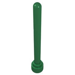 3957-6G Antenne 1x4 noppen hoog groen gebruikt *1E013