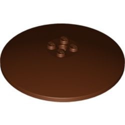 3961-88 Schotel 8x8 MASSIEVE noppen bruin, roodachtig NIEUW *1R027