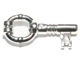 40359a-22 Sleutel chrome zilver NIEUW *0D0000