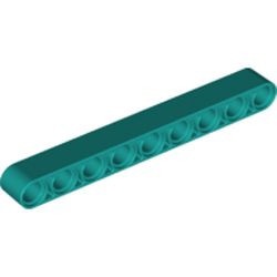 40490-39 Technic, Hefbalk 1x9 dik turquoise, donker NIEUW *1D000