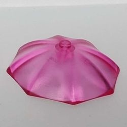 4094-50 Paraplu top transparant, donkerroze NIEUW *1L16-13