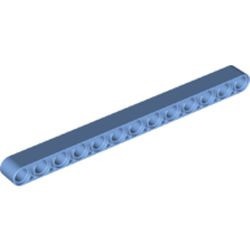 41239-42 Technic, Hefbalk 1x13 dik blauw, midden NIEUW *1D000