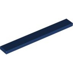 4162-63G Tegel 1x8 blauw, donker gebruikt *1B343