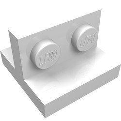 41682-1 Verbindingsplaat 2x2 1x2 in midden wit NIEUW *5A038