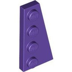 41769-89 Wig plaat 4x2 rechts paars, donker NIEUW *1B230