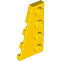 41770-3G Wig plaat 4x2 links geel gebruikt *1L229