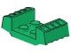 41862-6G Plaat 2x2 met grill beide kanten erop groen gebruikt *5D0000